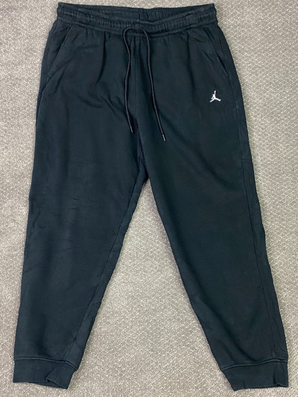 Air Jordan Brooklyn Essential Fleece Joggers Sweatpants Mens 2XL Black Nike Gym